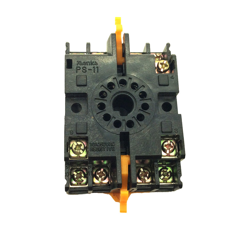 Menics Relay Base Socket 11-Pin 2-M4x30 PS-11