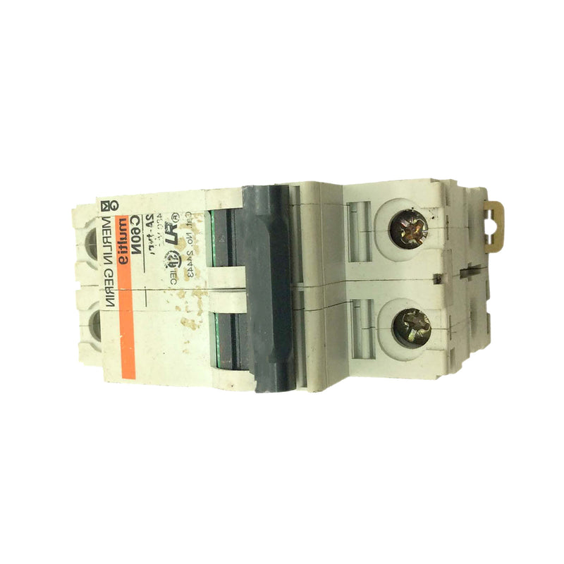 Merlin Gerin Multi9 Miniature Circuit Breaker 2P 125V 2A-Type C C60N 24443