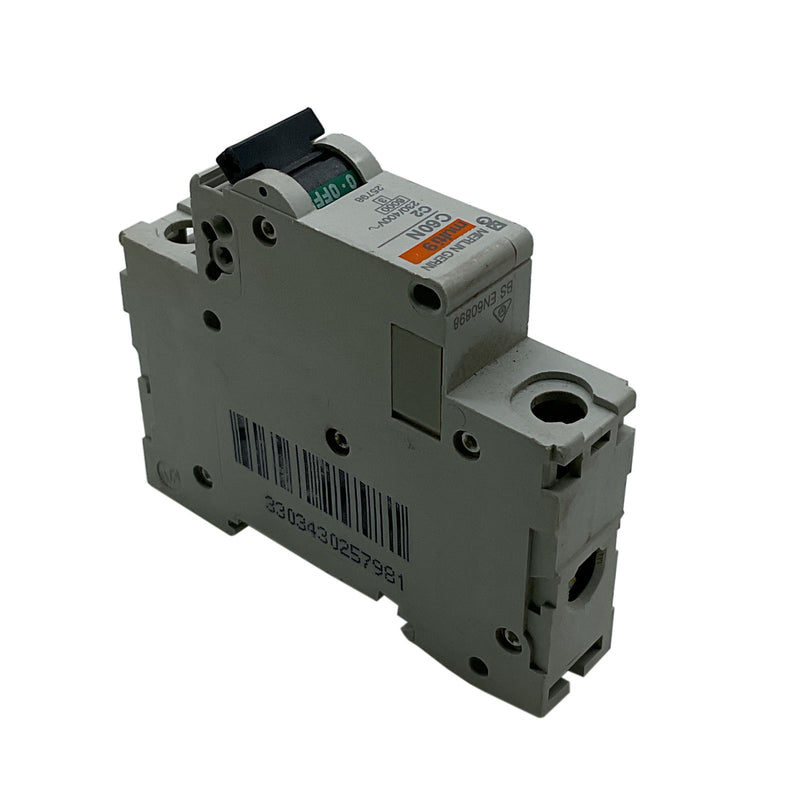 Schneider Electric / Telemecanique / Merlin Gerin Miniature Circuit Breaker 1P 2A C60N C2 25798