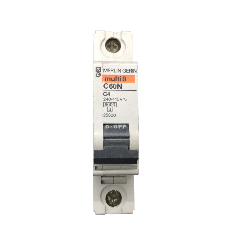 Merlin Gerin Multi9 Miniature Circuit Breaker 1P 240/415V C60N C4 25800