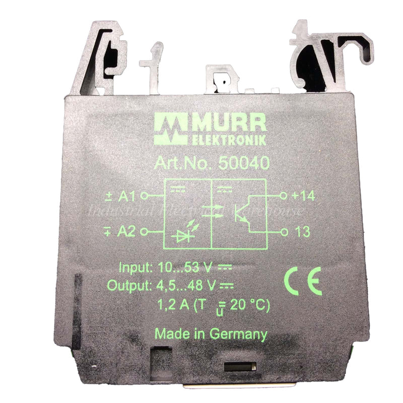 Murr Elektronik Relay Interfare DIN-Rail 24VDC 1.2A 50040