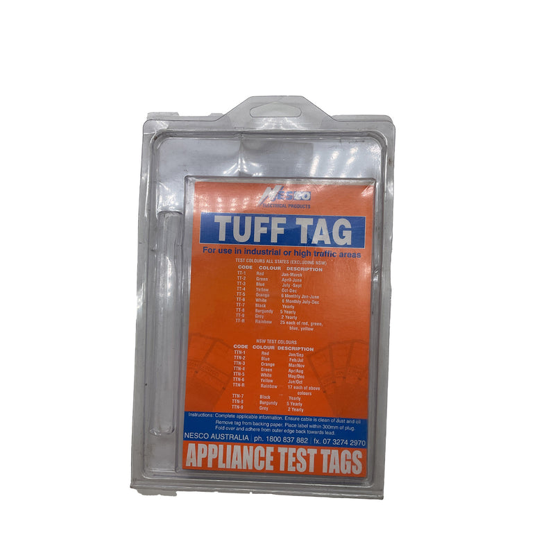 Nesco Appliance Test Tags Black TT7