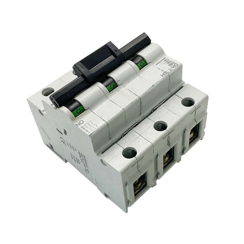 NHP DIN-T Miniature Circuit Breaker 0H 3-Pole 80A D-CURVE DINT10H380D