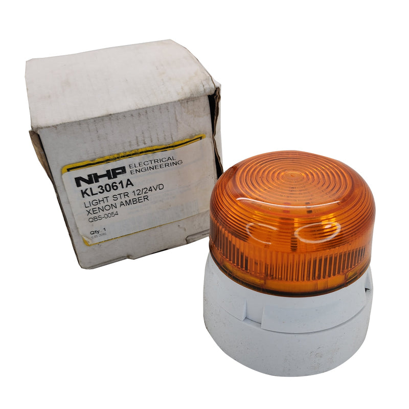 NHP Indicator Beacon KL 306-Sereis Xenon 12/24V Amber IP65 KL3061A