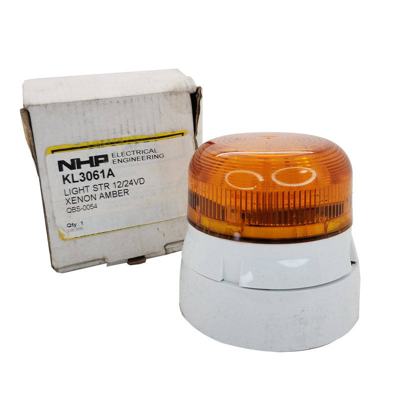 NHP Indicator Beacon KL 306-Sereis Xenon 12/24V Amber IP65 KL3061A