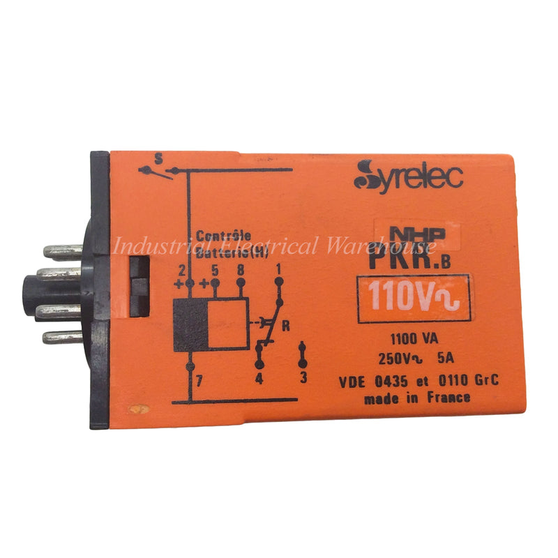 NHP Syrelec True Delay On Break Timer 8 Pin 110V~ PKR.B