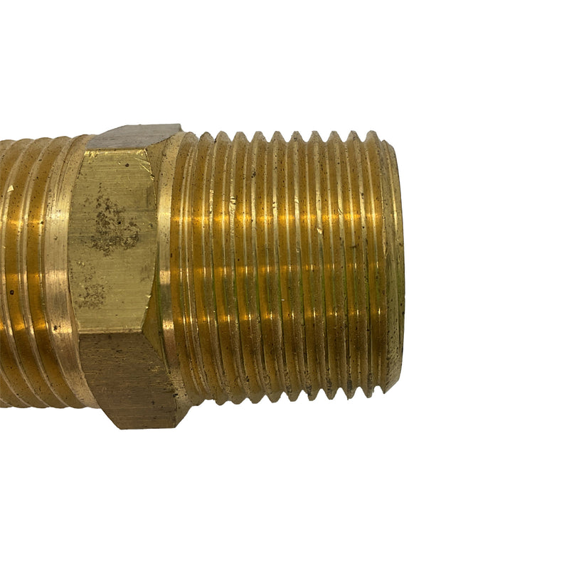 Hex Nipple BSP Brass 3/4"