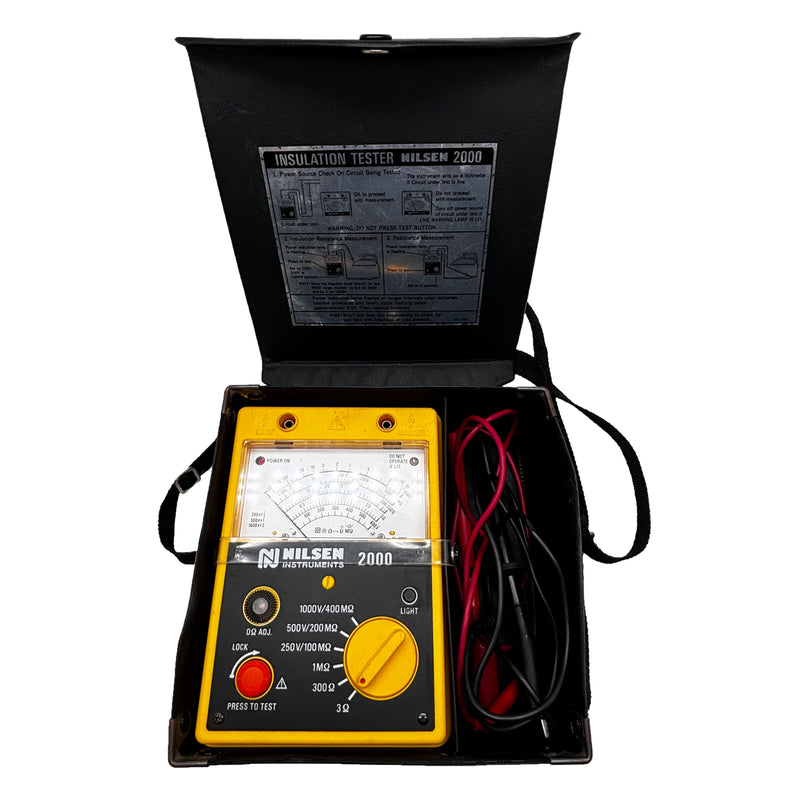 Nilsen Insulation Tester 250V/500V/1000V

DC