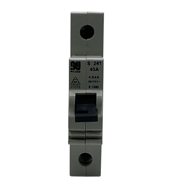 Nilsen Circuit Breaker 1-Pole 40A S 241