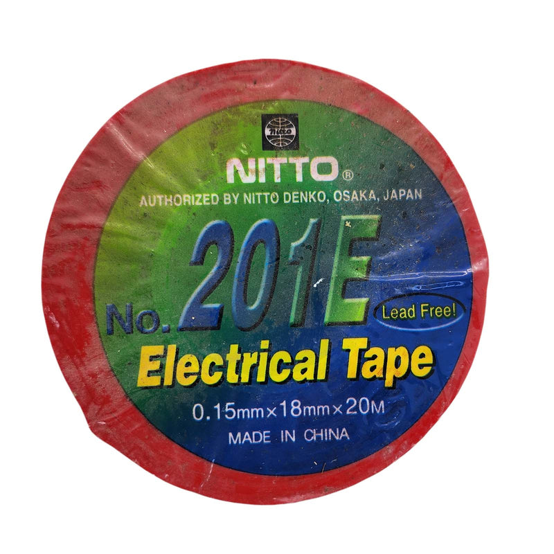 Nitto Denko Electrical Tape Vinyl Adhesive 0.15mm x 18mm x 20m No.201E