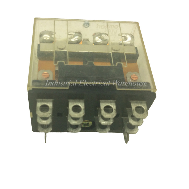 Omron Relay 10A 24VAC Non Latching LY4N Red Indication