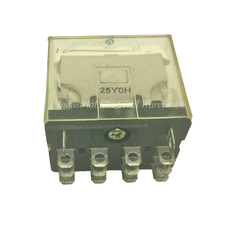 Omron Relay 10A 24VAC Non Latching LY4N Red Indication