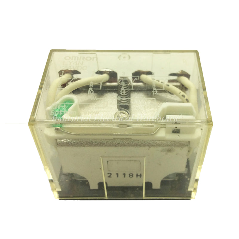 Omron Relay 24VDC 10A 4PDT 14 Pin LY4N