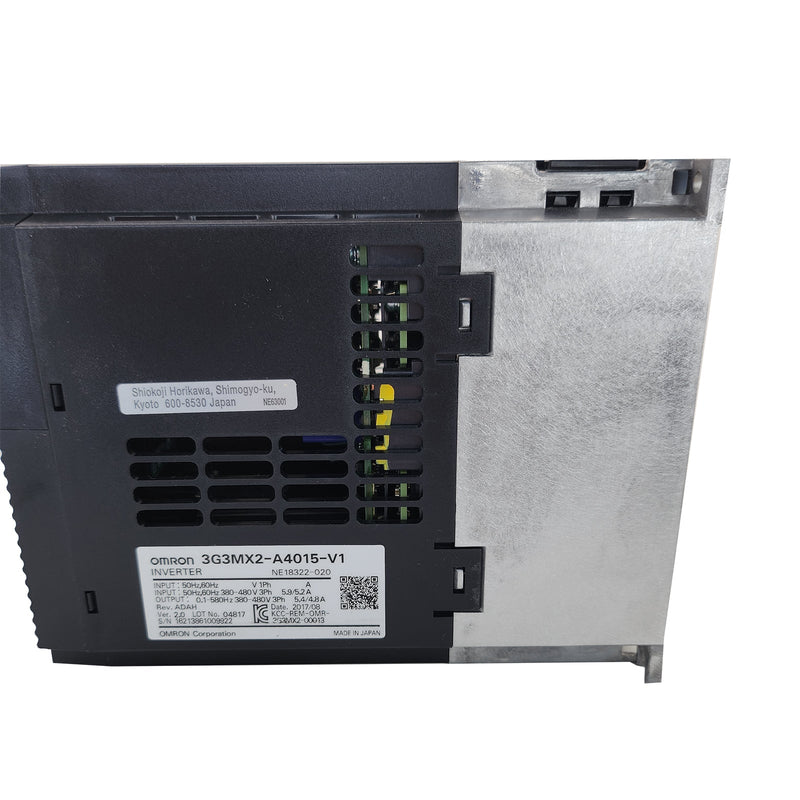 Omron Inverter Drive 3 Phase 400VAC 2HP 1.5kW IP20 V1 3G3MX2-A4015-V1