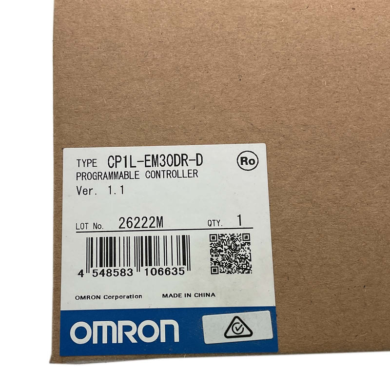 Omron CPU PLC 8-Inputs 12-Outputs For Use With CP Series CP1L-EM30DR-D