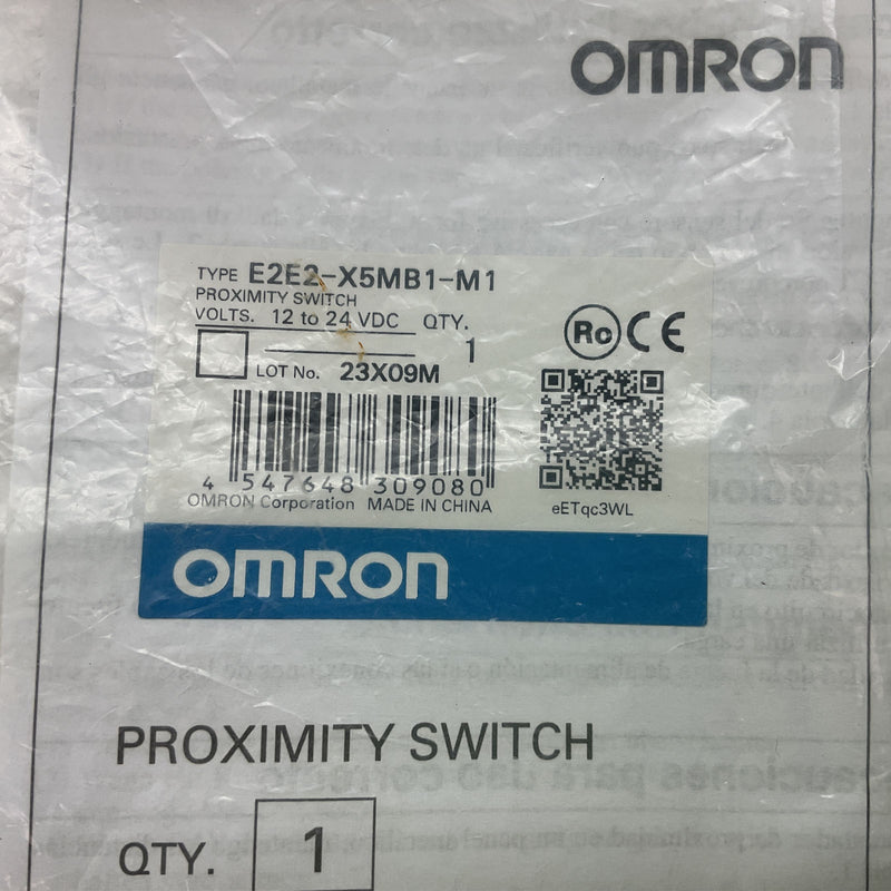Omron Proximity Sensor 12 to 24VDC E2E2-X5MB1-M1