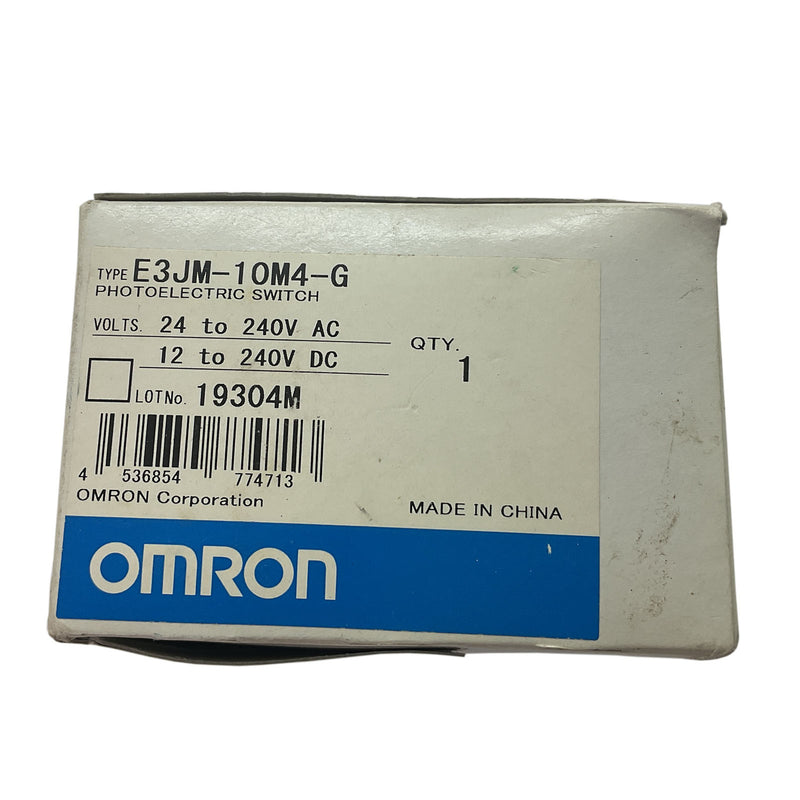 Omron Photoelectric Switch 12 to 240VDC E3JM-10M4-G