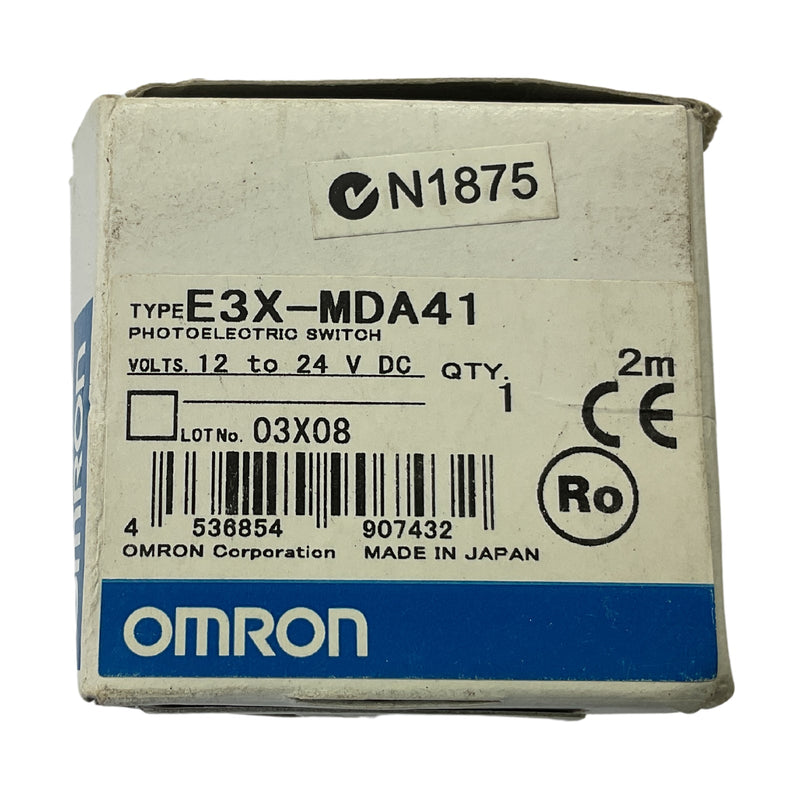 Omron Fibre Optic Sensor 12 to 24VDC E3X-MDA41