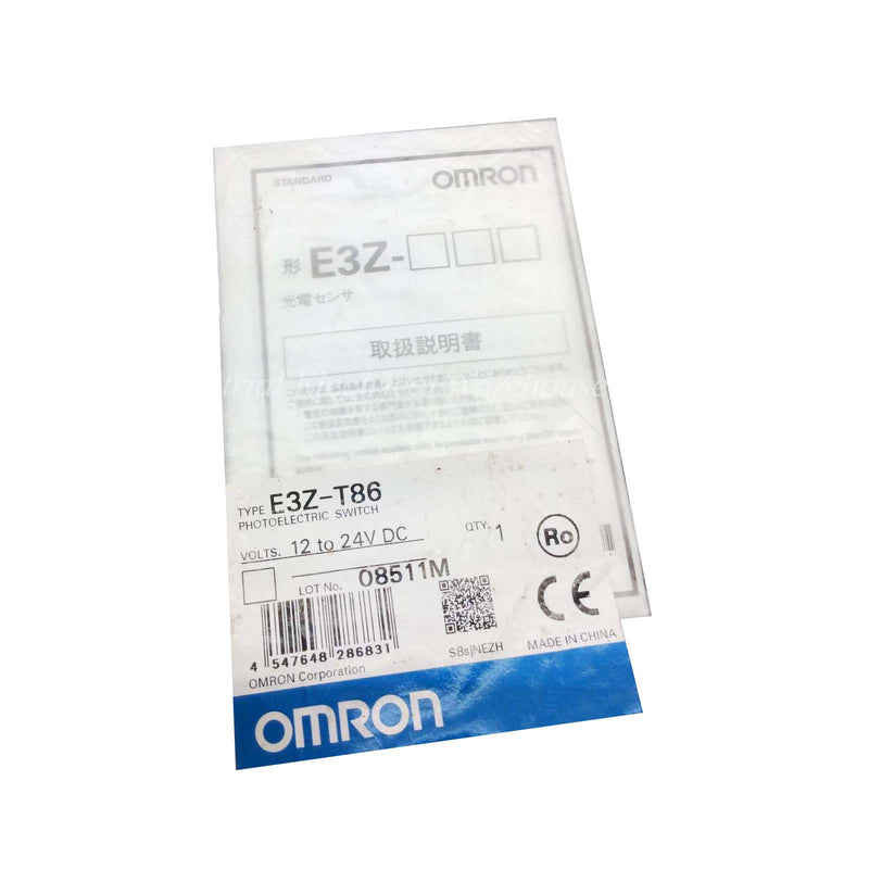 Omron Photoelectric Switch 12-24VDC PNP E3Z-T86