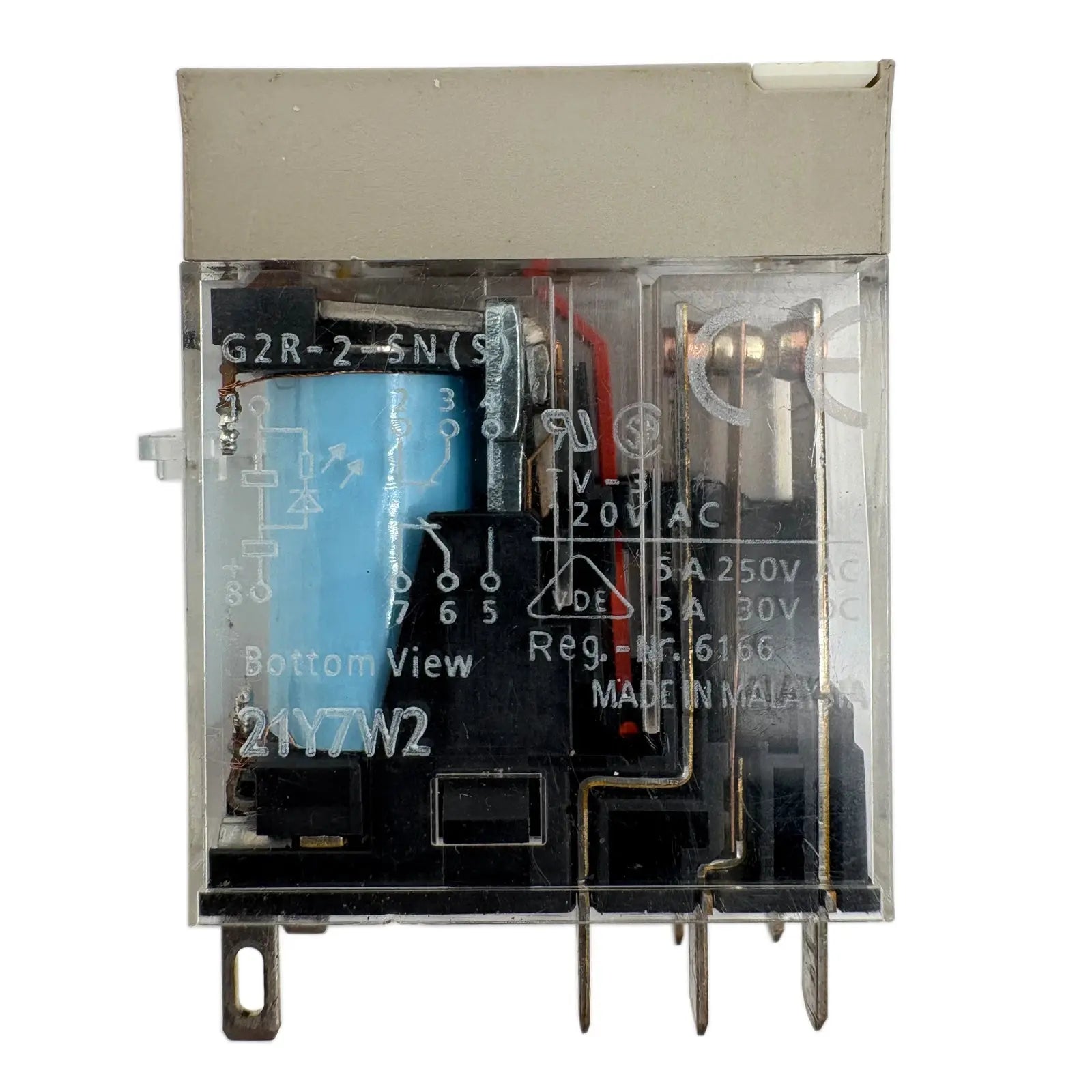 Omron-G2R-2-SN-S-24VDC-Blue-Industrial-Electrical-Warehouse-Shop-Now