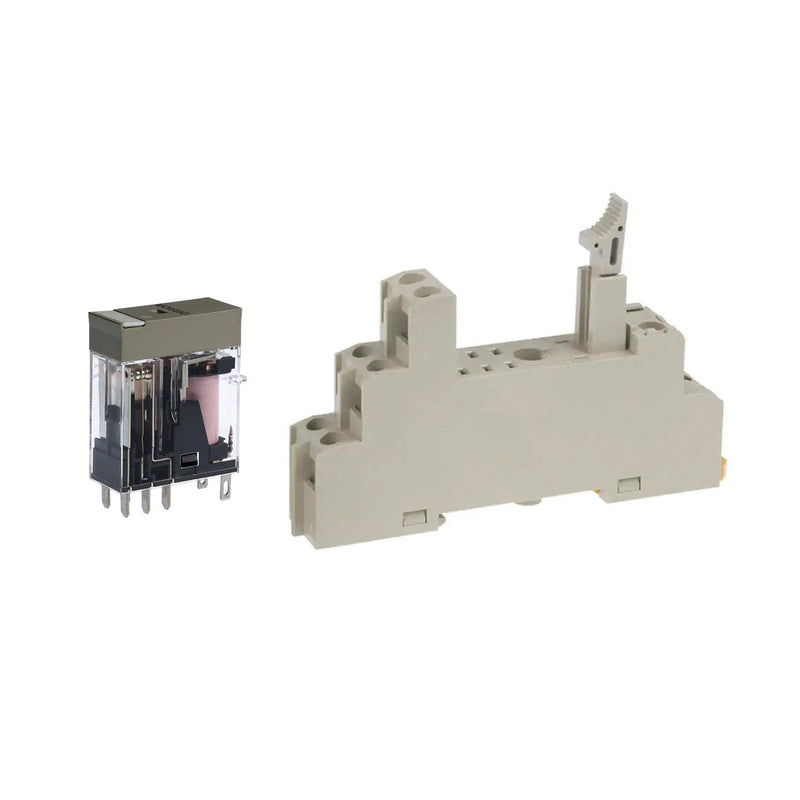 Omron Power Relay Non Latching DPDT 240VAC G2R-2-SN & P2RF-08-E