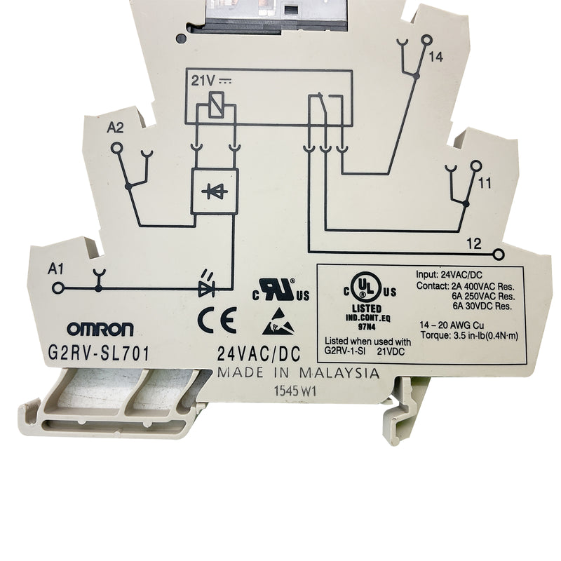 Omron General Purpose Relay 21V DC G2RV-SL701