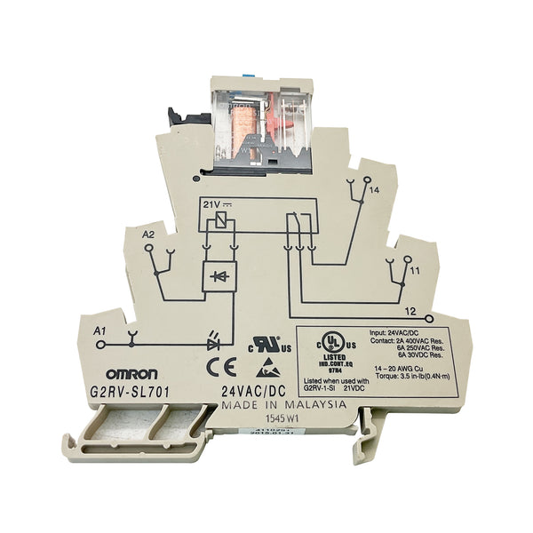 Omron General Purpose Relay 21V DC G2RV-SL701