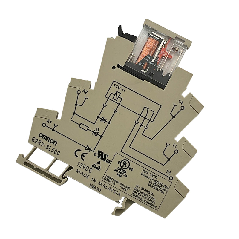 Omron General Purpose Relay 11V DC G2RV-SL500