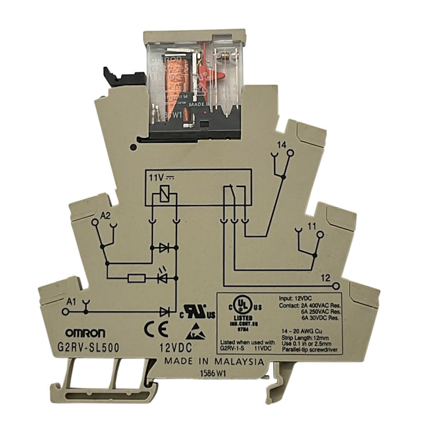 Omron General Purpose Relay 11V DC G2RV-SL500