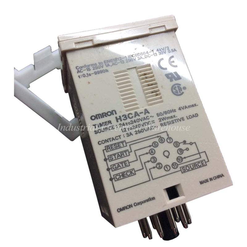 Omron Solid State Timer DIN Rail 11P 240VAC H3CA-A