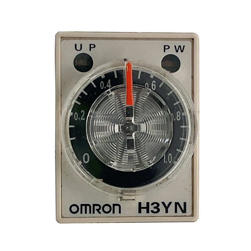 Omron Panel Mount Timer Relay 200-230VAC 2-Contact DIN Rail H3YN-21