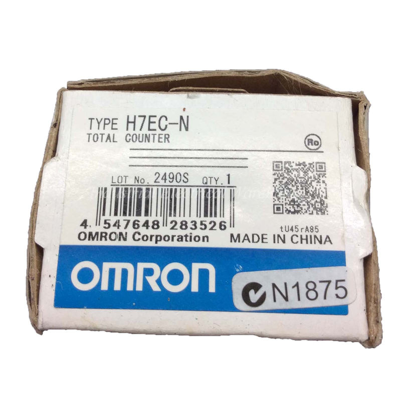 Omron Count Totalizer 1/32 DIN 30CPS 8-Digit Gray H7EC-N