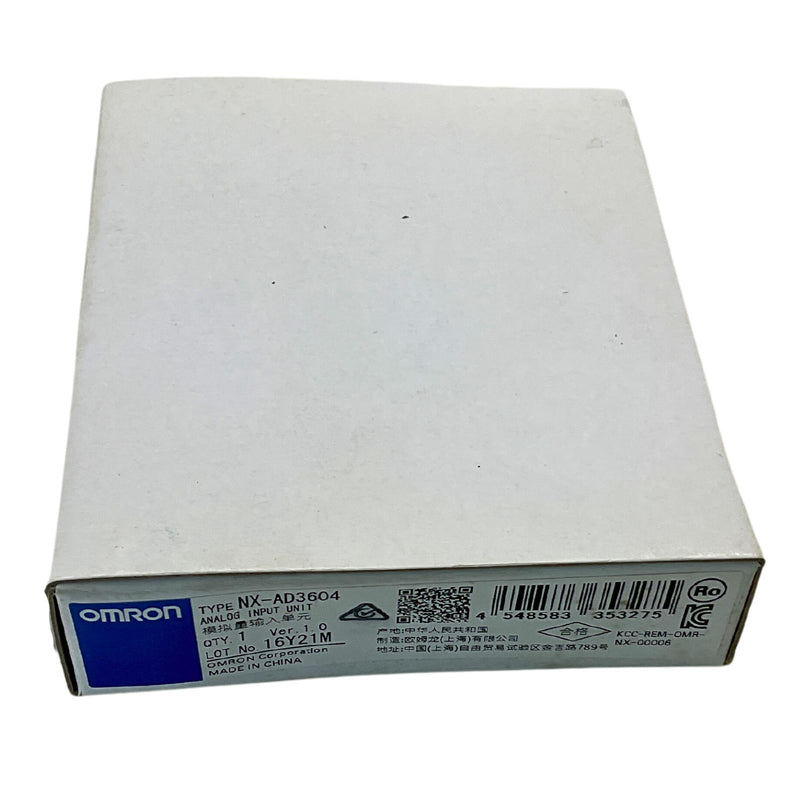 Omron Analog Input Unit NX Series 4 Input NX-AD3604