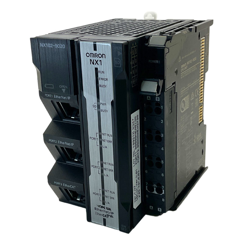 Omron CPU Unit PLC Controllers 24V NX102-9020