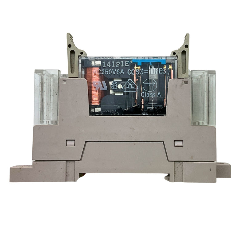 Omron Relay Socket 10-Pin DIN Rail 24VDC for use with G7SA Series P7SA-10F-ND