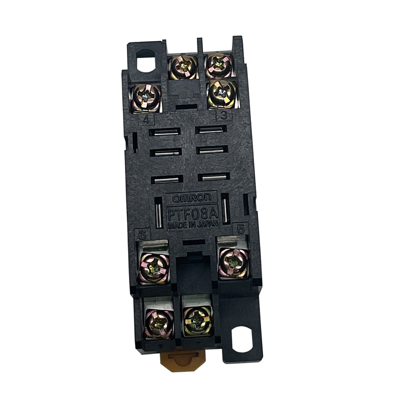 Omron Relay Socket 8-Position Din Rail PTF08A