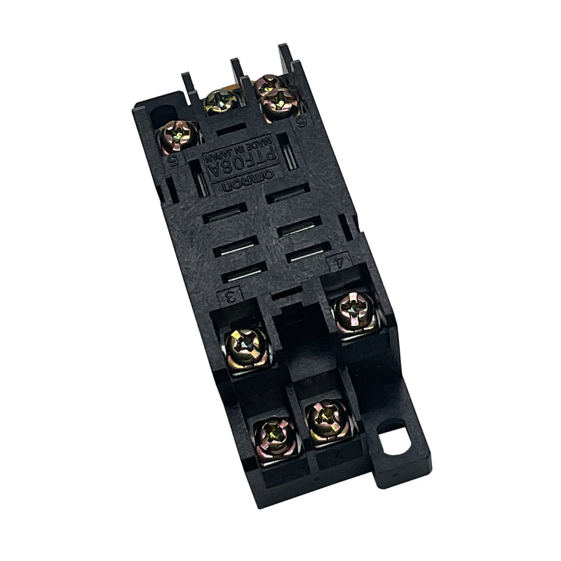 Omron Relay Socket 8-Position Din Rail PTF08A