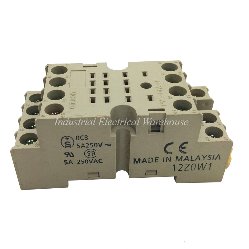 Omron Relay Socket Front 5A 250VAC PYF-14A-N