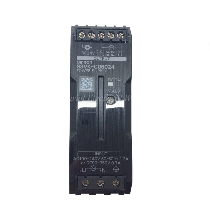 Omron Power Supply S8VK-C Switch Mode DIN Rail 85-264Vac Input S8VK-C06024