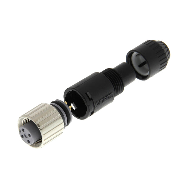 Omron Field Assembly Connector 4P M12 Female XS2C-D421