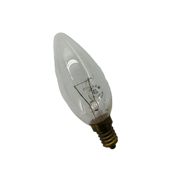 Osram Plain Candle Lamp Globe Bulb Light SES 40W 240/250V