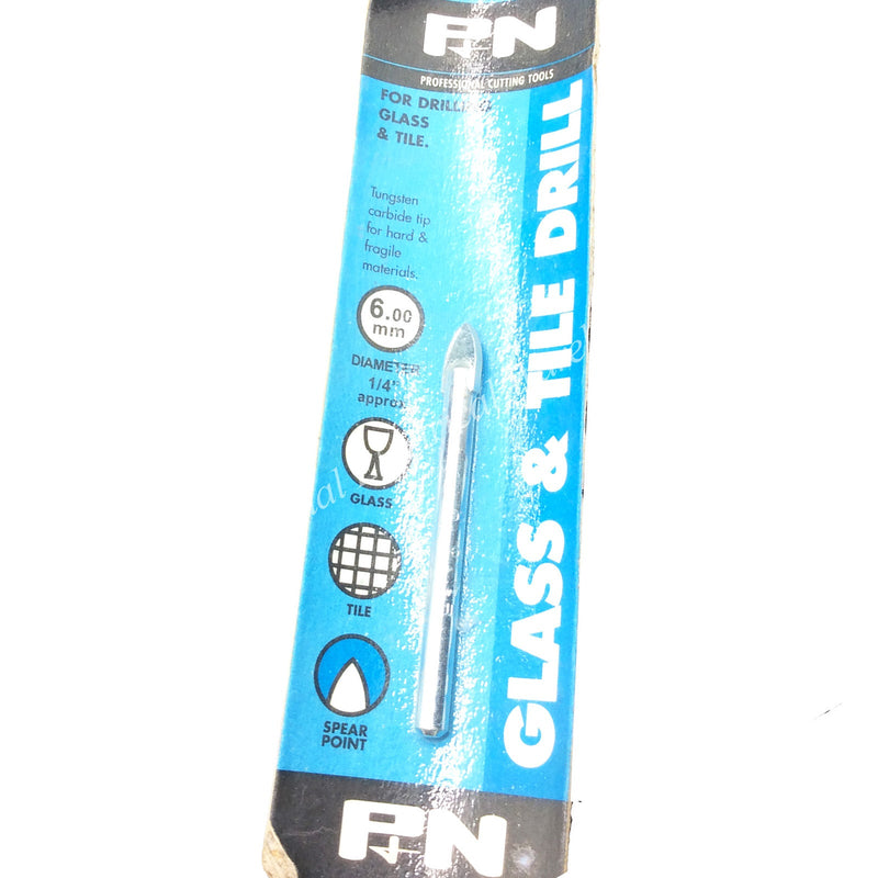 P&N Patience & Nicholson Glass and Tile Drill Bit 6mm 143H02500