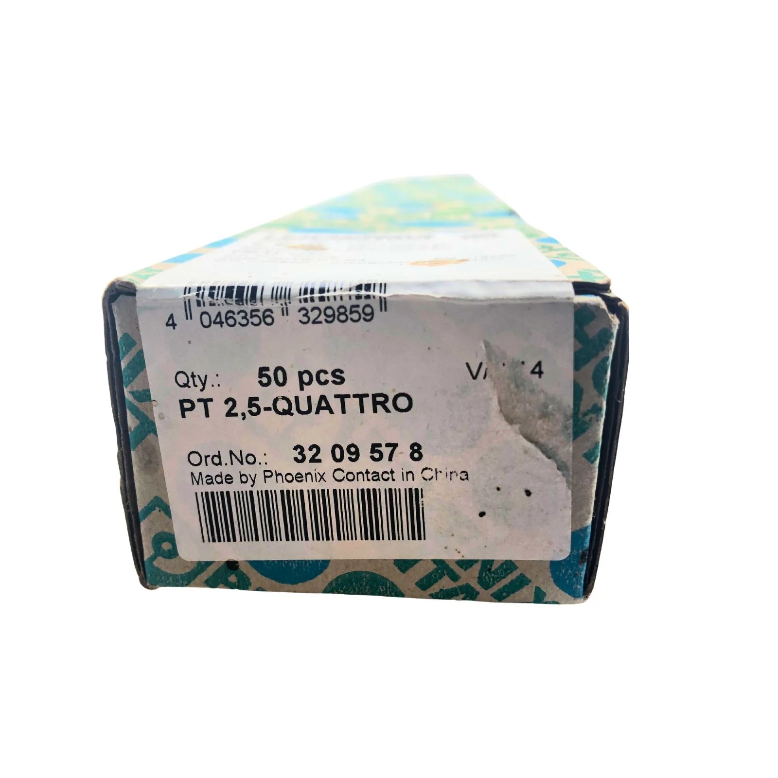 Phoenix Contact DIN Rail Feed-Through Terminal Block 4-Wire PT 2,5-Quattro 3209578