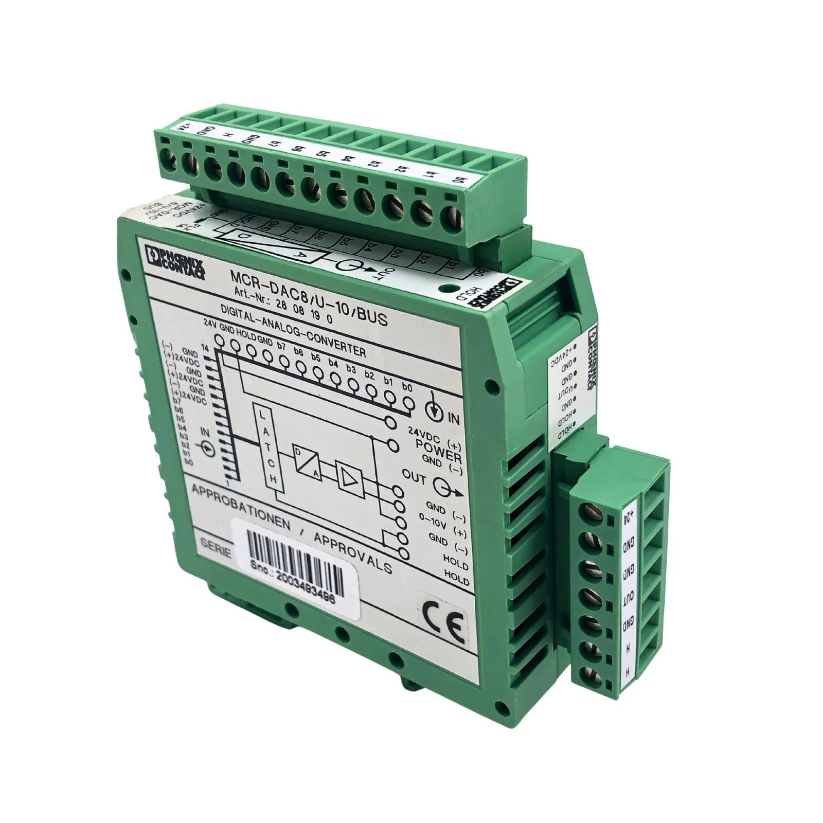 Phoenix Contact Digital / Analog Converter MCR-DAC 8-U-10-BUS 2808190