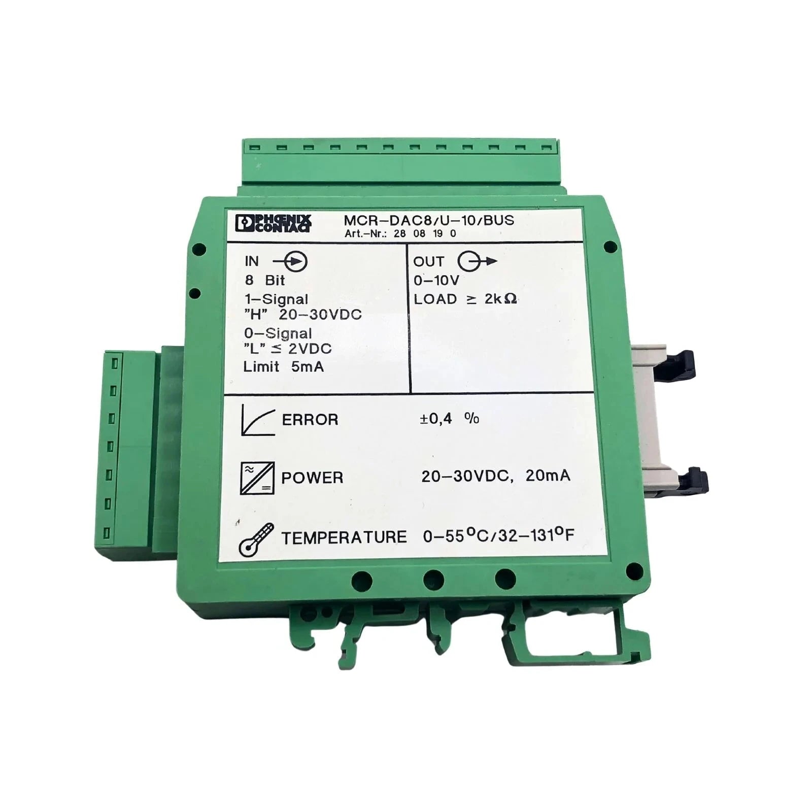 Phoenix Contact Digital / Analog Converter MCR-DAC 8-U-10-BUS 2808190