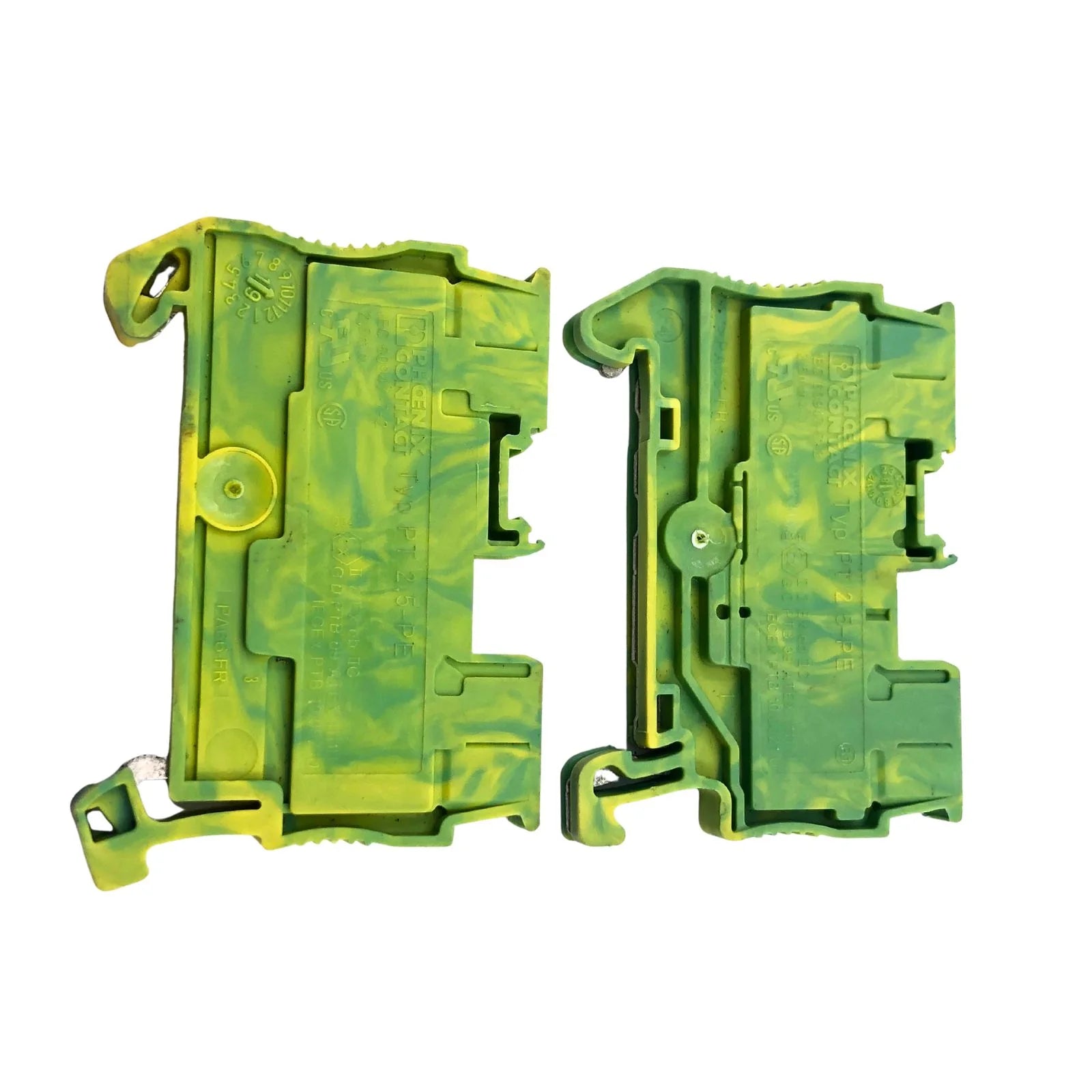 Phoenix Contact Earth Terminal Block Green-Yellow Push-In PT 2,5-PE 3209536