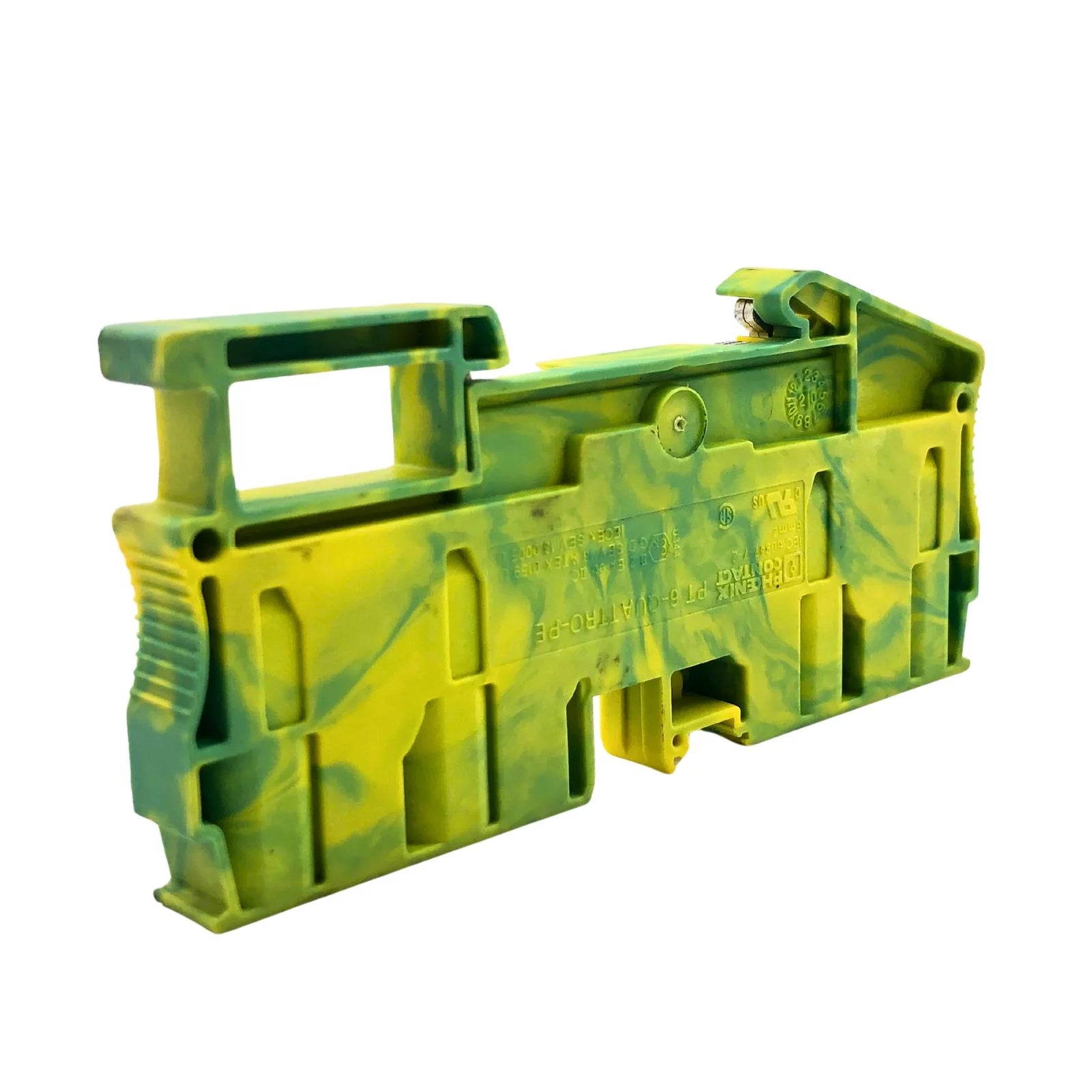 Phoenix Contact DIN Rail Earth Ground Terminal Block 4-Wire 3212950