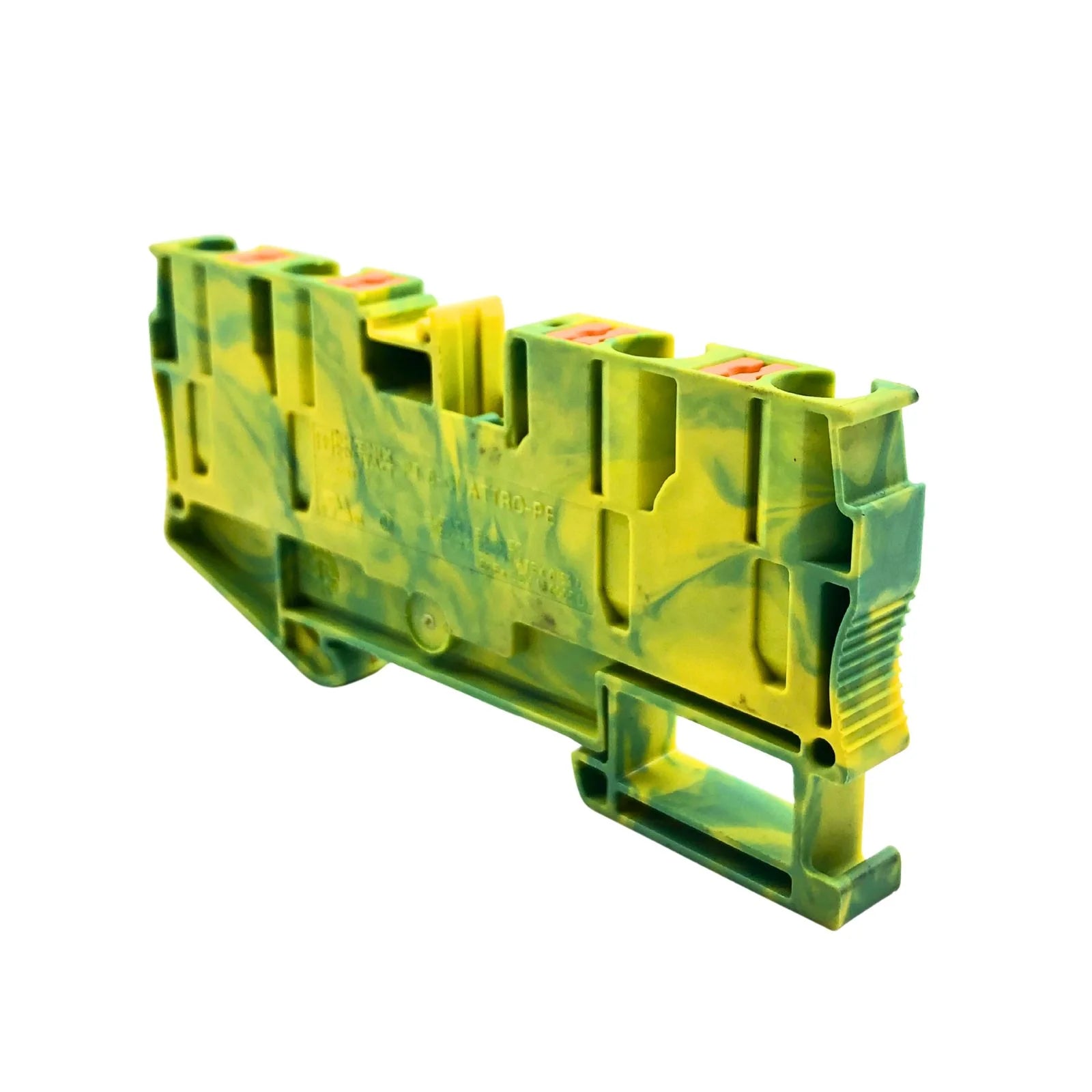 Phoenix Contact DIN Rail Earth Ground Terminal Block 4-Wire 3212950