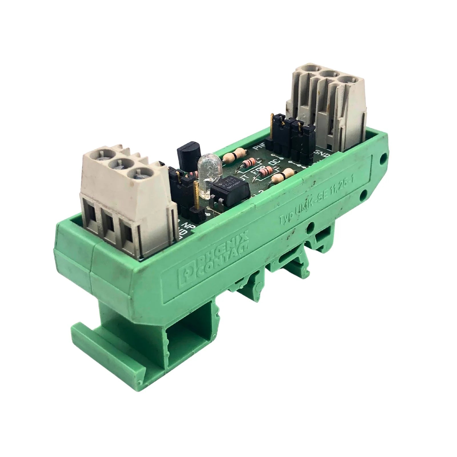 Phoenix Contact Universal Module Side, Foot & Board Green 2970442 UMK-SE 11,25-1
