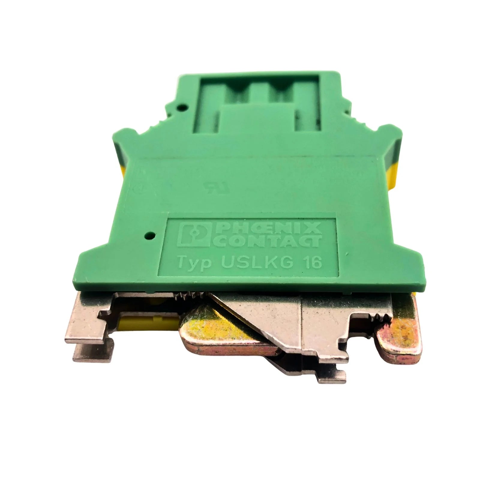 Phoenix Contact Earth Terminal Block 2 Way Yellow/Green 0443023 USLKG16